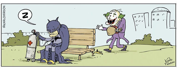 Artist Shows The Not-So-Glamorous Daily Life Of Superheroes (50 Comics) Artist Shows The Not-So-Glamorous Daily Life Of Superheroes (50 Comics)