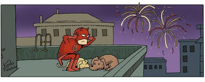 Artist Shows The Not-So-Glamorous Daily Life Of Superheroes (50 Comics) Artist Shows The Not-So-Glamorous Daily Life Of Superheroes (50 Comics)