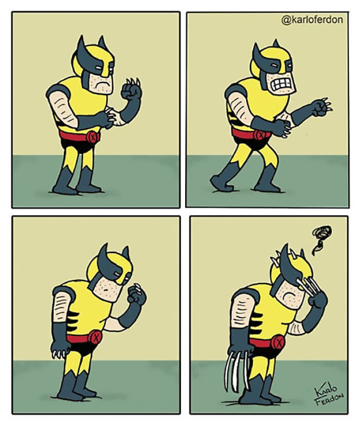 Artist Shows The Not-So-Glamorous Daily Life Of Superheroes (50 Comics) Artist Shows The Not-So-Glamorous Daily Life Of Superheroes (50 Comics)