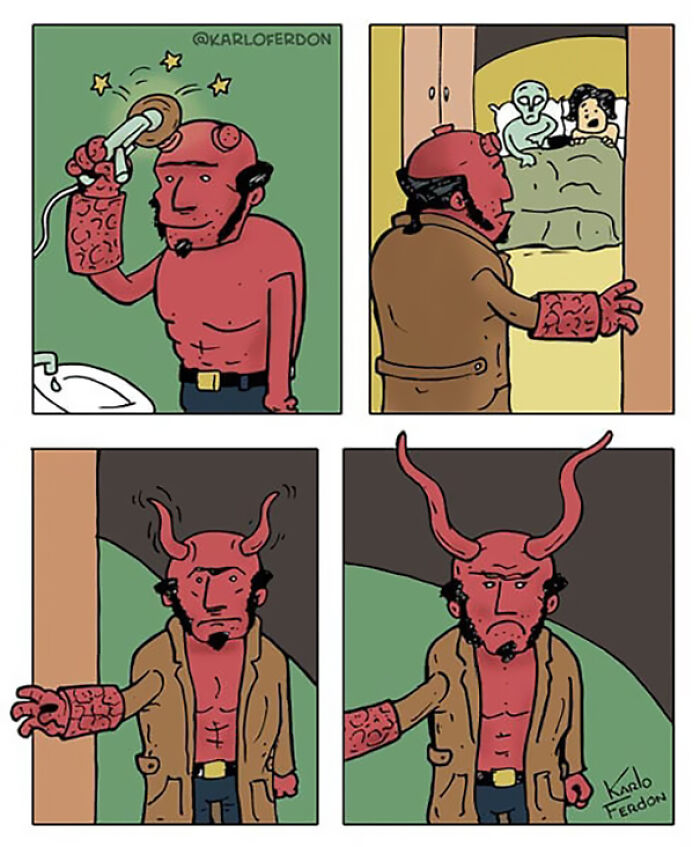 Artist Shows The Not-So-Glamorous Daily Life Of Superheroes (50 Comics) Artist Shows The Not-So-Glamorous Daily Life Of Superheroes (50 Comics)