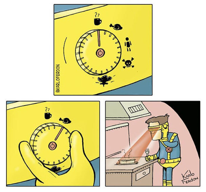 Artist Shows The Not-So-Glamorous Daily Life Of Superheroes (50 Comics) Artist Shows The Not-So-Glamorous Daily Life Of Superheroes (50 Comics)