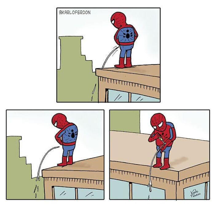 Artist Shows The Not-So-Glamorous Daily Life Of Superheroes (50 Comics) Artist Shows The Not-So-Glamorous Daily Life Of Superheroes (50 Comics)