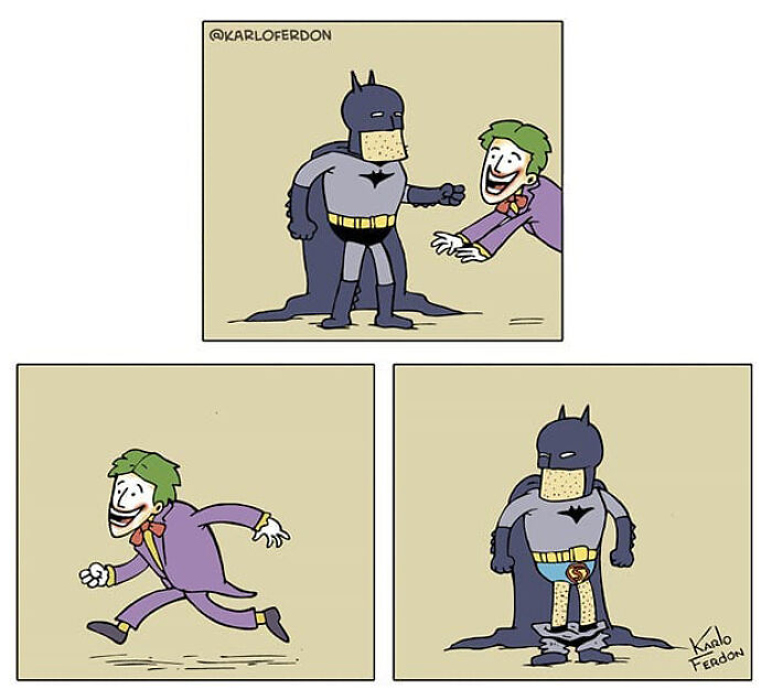 Artist Shows The Not-So-Glamorous Daily Life Of Superheroes (50 Comics) Artist Shows The Not-So-Glamorous Daily Life Of Superheroes (50 Comics)