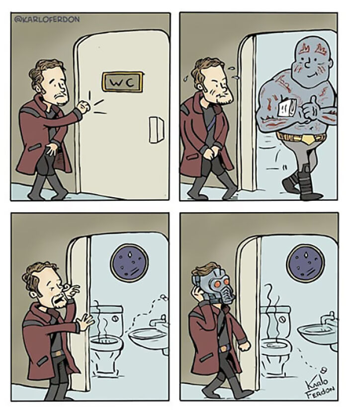 Artist Shows The Not-So-Glamorous Daily Life Of Superheroes (50 Comics) Artist Shows The Not-So-Glamorous Daily Life Of Superheroes (50 Comics)