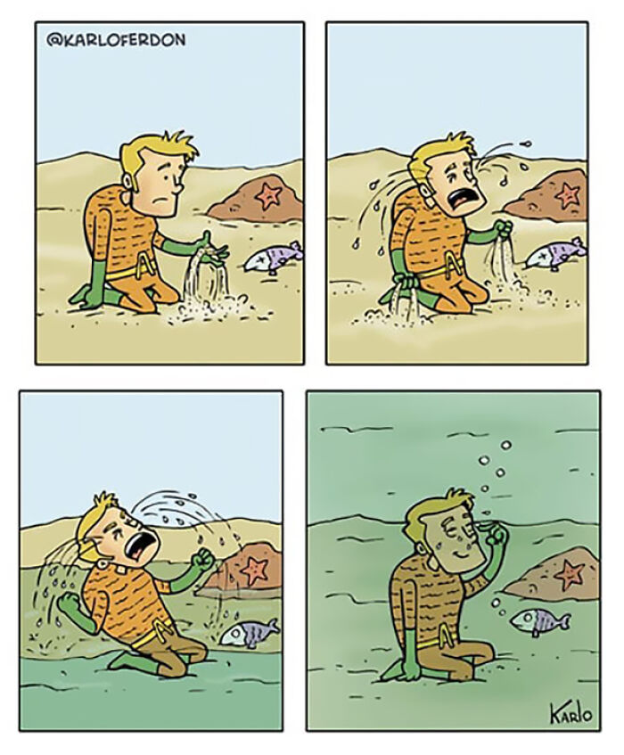 Artist Shows The Not-So-Glamorous Daily Life Of Superheroes (50 Comics) Artist Shows The Not-So-Glamorous Daily Life Of Superheroes (50 Comics)