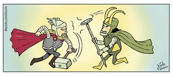 Artist Shows The Not-So-Glamorous Daily Life Of Superheroes (50 Comics) Artist Shows The Not-So-Glamorous Daily Life Of Superheroes (50 Comics)