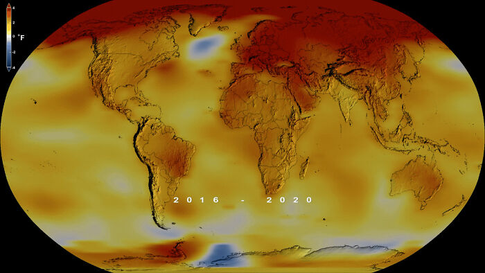 NASA Releases Heat Map Video Showing How 2020 Tied With 2016 In Being The Hottest Year On Record NASA Releases Heat Map Video Showing How 2020 Tied With 2016 In Being The Hottest Year On Record