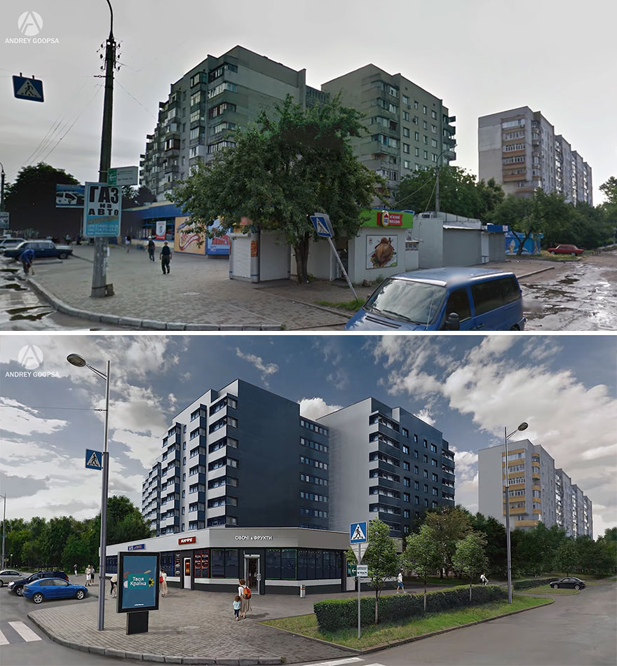 21 Before And After Pics By This Digital Artist Show How Post-Soviet Countries Should Look Today