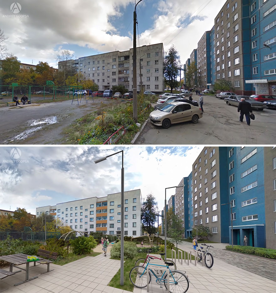 21 Before And After Pics By This Digital Artist Show How Post-Soviet Countries Should Look Today