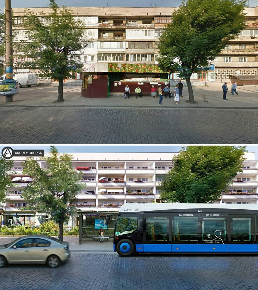 21 Before And After Pics By This Digital Artist Show How Post-Soviet Countries Should Look Today