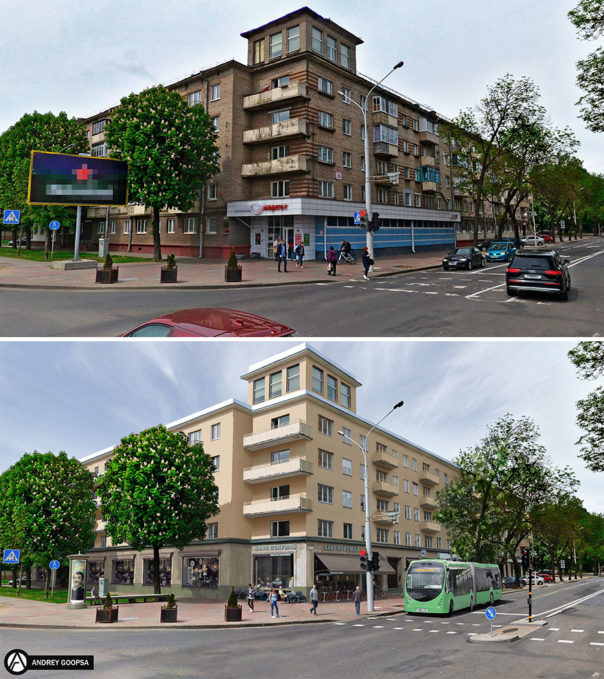 21 Before And After Pics By This Digital Artist Show How Post-Soviet Countries Should Look Today