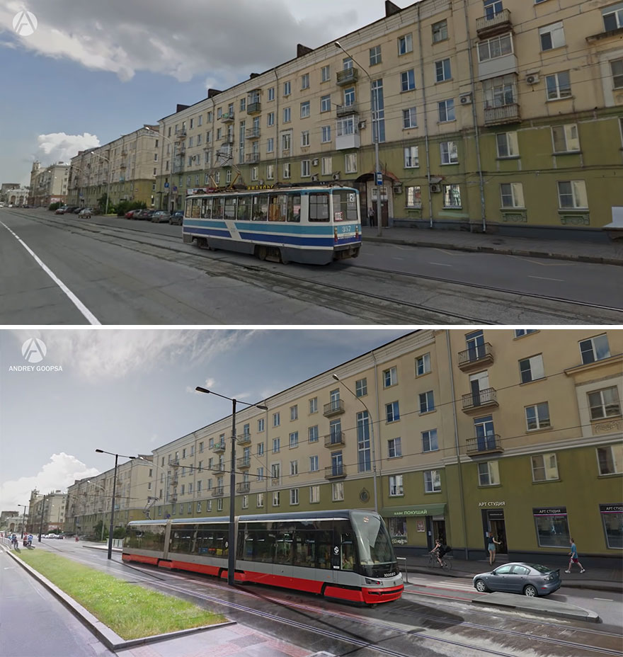 21 Before And After Pics By This Digital Artist Show How Post-Soviet Countries Should Look Today