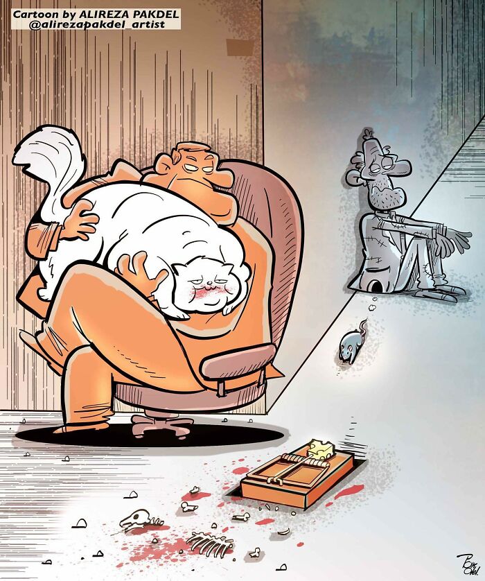 30 Digital Illustrations That Expose The Flaws Of Today’s Society By Alireza Pakdel 30 Digital Illustrations That Expose The Flaws Of Today’s Society By Alireza Pakdel