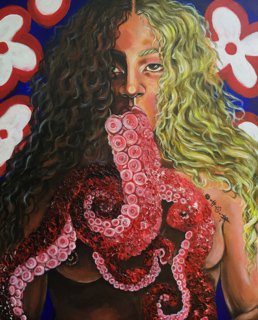 My Interpretation Of Spirituality, Humans, And Animals Through The World Of Pop-Surrealism