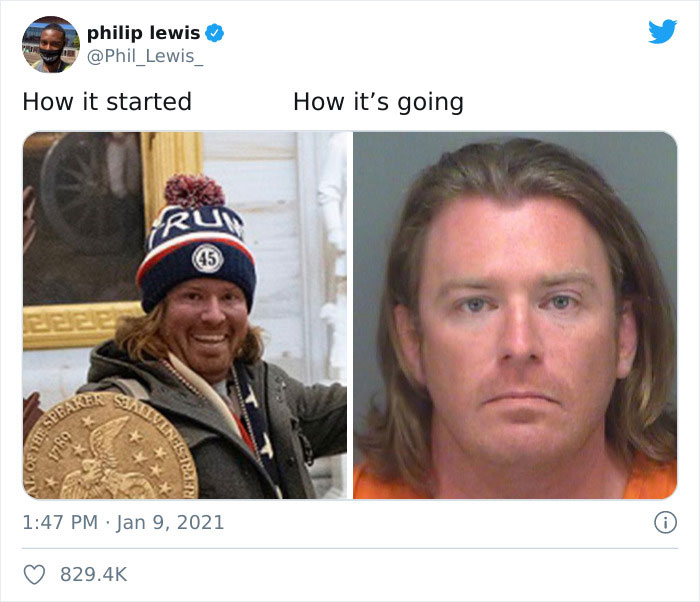 ‘How It Started Vs. How It&#8217;s Going’: People Are Posting What Happened To These US Capitol Rioters Since The Riot