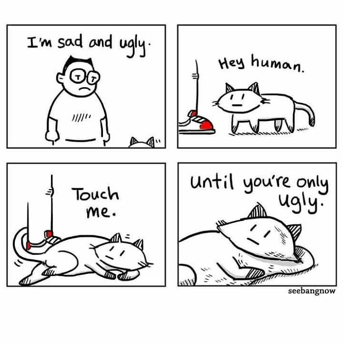 30 Comics That Show What Living With A Cat Is Really Like, By Xibang 30 Comics That Show What Living With A Cat Is Really Like, By Xibang
