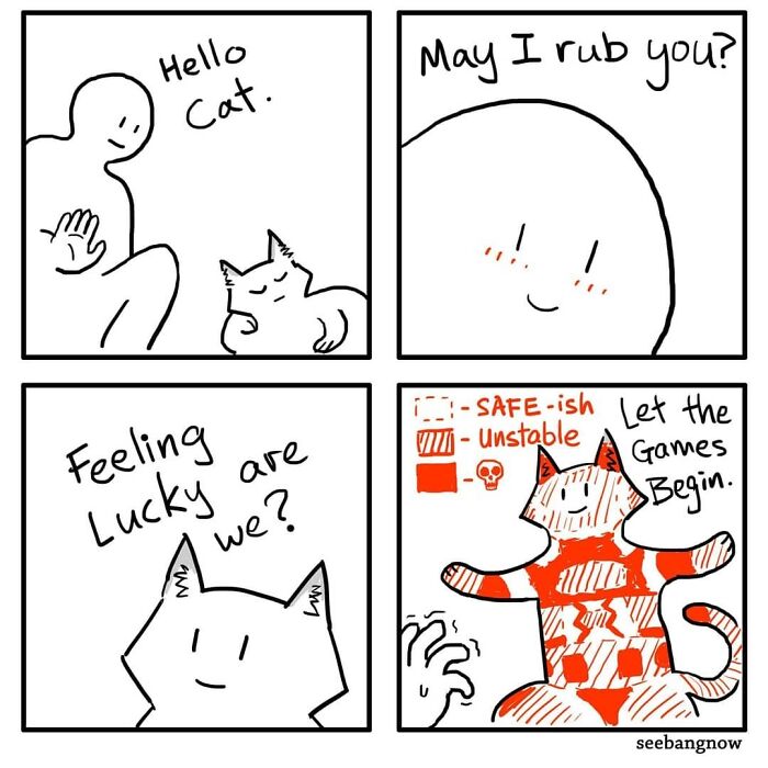 30 Comics That Show What Living With A Cat Is Really Like, By Xibang 30 Comics That Show What Living With A Cat Is Really Like, By Xibang