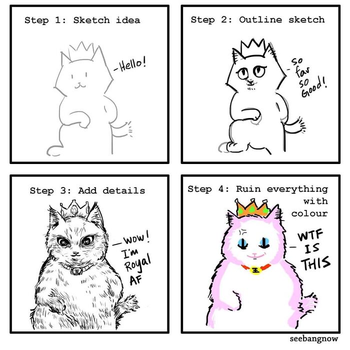 30 Comics That Show What Living With A Cat Is Really Like, By Xibang 30 Comics That Show What Living With A Cat Is Really Like, By Xibang