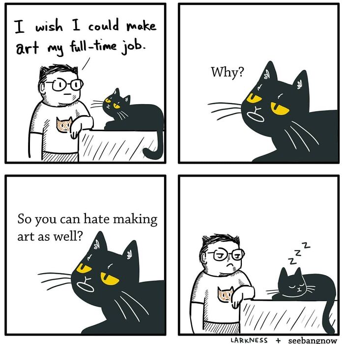 30 Comics That Show What Living With A Cat Is Really Like, By Xibang 30 Comics That Show What Living With A Cat Is Really Like, By Xibang