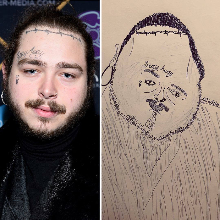 40 Terrible ‘Fan Art’ Drawings Of Famous People Created By This Artist (New Pics) 40 Terrible ‘Fan Art’ Drawings Of Famous People Created By This Artist (New Pics)