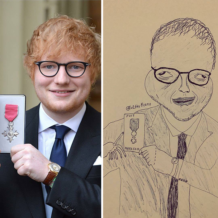40 Terrible ‘Fan Art’ Drawings Of Famous People Created By This Artist (New Pics) 40 Terrible ‘Fan Art’ Drawings Of Famous People Created By This Artist (New Pics)