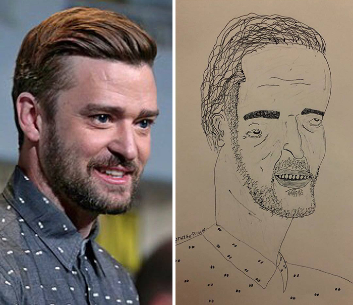 40 Terrible ‘Fan Art’ Drawings Of Famous People Created By This Artist (New Pics) 40 Terrible ‘Fan Art’ Drawings Of Famous People Created By This Artist (New Pics)