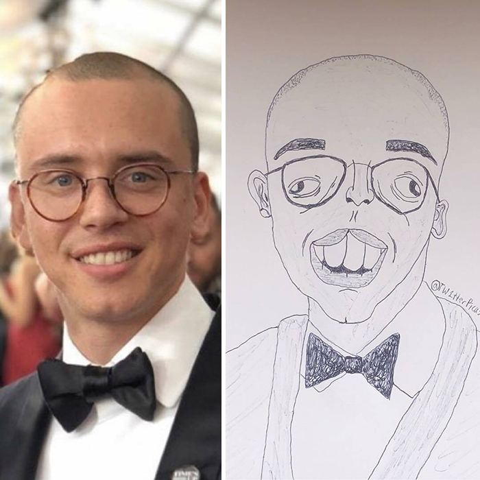 40 Terrible ‘Fan Art’ Drawings Of Famous People Created By This Artist (New Pics) 40 Terrible ‘Fan Art’ Drawings Of Famous People Created By This Artist (New Pics)