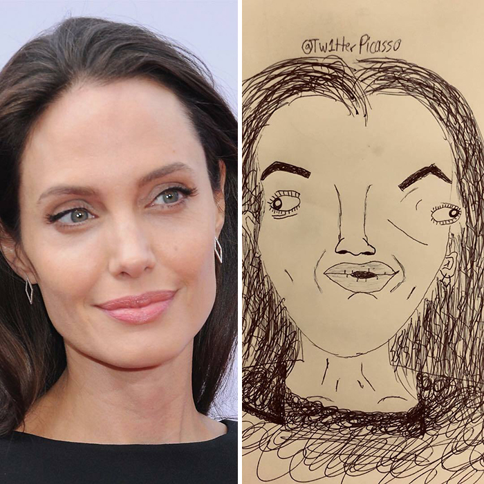 40 Terrible ‘Fan Art’ Drawings Of Famous People Created By This Artist (New Pics) 40 Terrible ‘Fan Art’ Drawings Of Famous People Created By This Artist (New Pics)