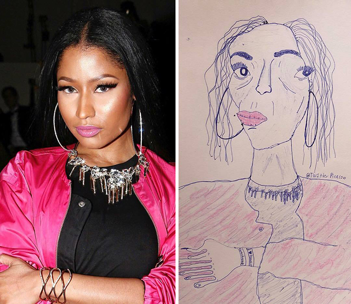 40 Terrible ‘Fan Art’ Drawings Of Famous People Created By This Artist (New Pics) 40 Terrible ‘Fan Art’ Drawings Of Famous People Created By This Artist (New Pics)