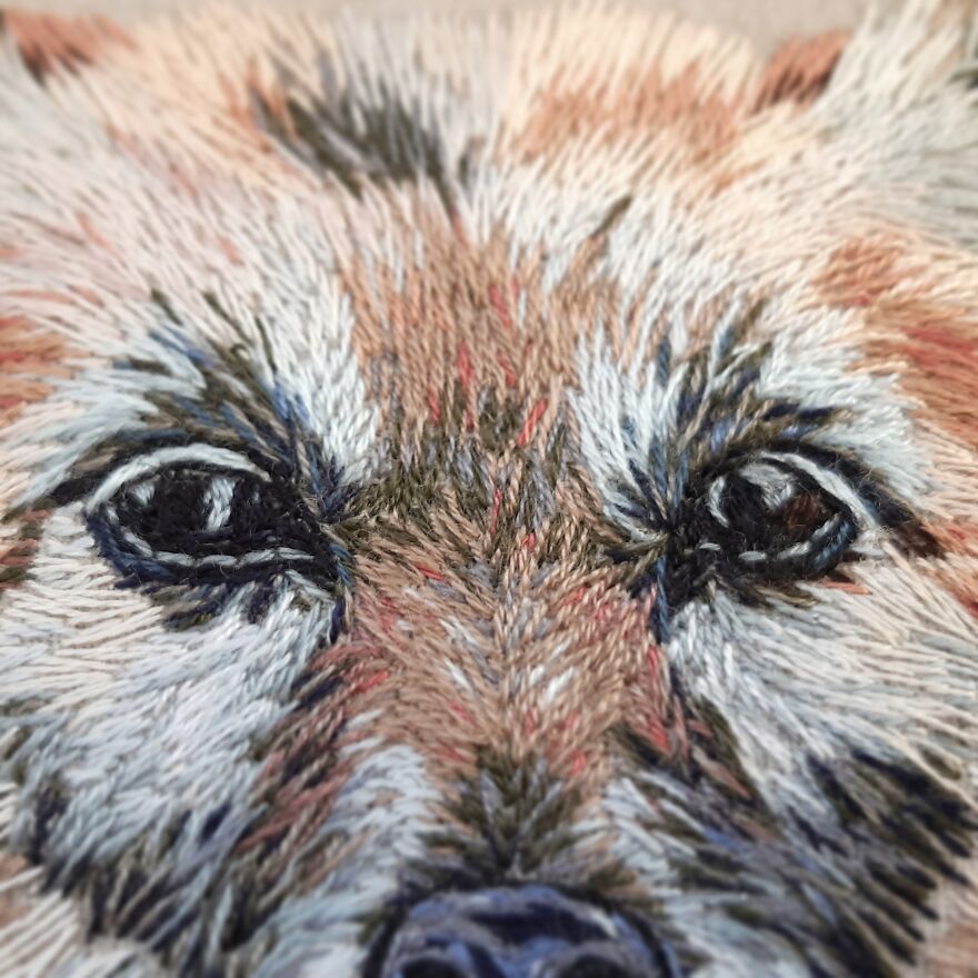 I Made My First Pet Embroidery Of Our Family Dog Who Passed Away For My Mom In 2018, Now I Make Them Professionally I Made My First Pet Embroidery Of Our Family Dog Who Passed Away For My Mom In 2018, Now I Make Them Professionally