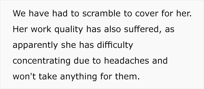 ‘Not Available For Calls During Off Hours’: Manager Is Puzzled Whether He Was Right To Scold A Pregnant Woman For ‘Slacking’ ‘Not Available For Calls During Off Hours’: Manager Is Puzzled Whether He Was Right To Scold A Pregnant Woman For ‘Slacking’
