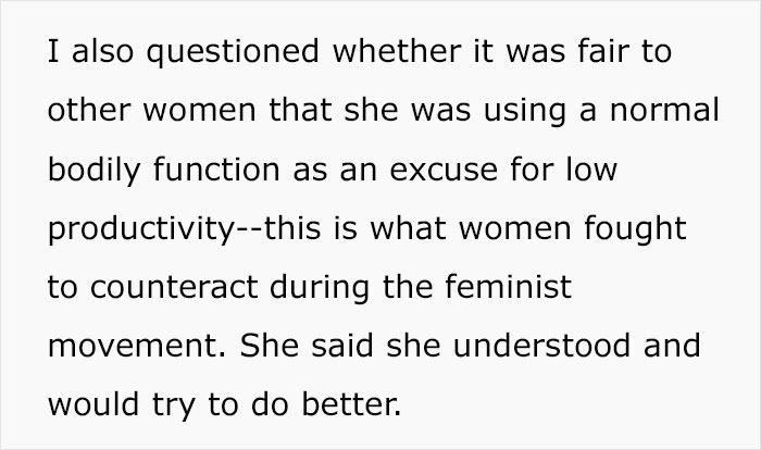 ‘Not Available For Calls During Off Hours’: Manager Is Puzzled Whether He Was Right To Scold A Pregnant Woman For ‘Slacking’ ‘Not Available For Calls During Off Hours’: Manager Is Puzzled Whether He Was Right To Scold A Pregnant Woman For ‘Slacking’