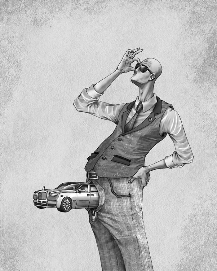 Artist Captures What’s Wrong With Today’s Society In 38 New Thought-Provoking Illustrations Artist Captures What’s Wrong With Today’s Society In 38 New Thought-Provoking Illustrations