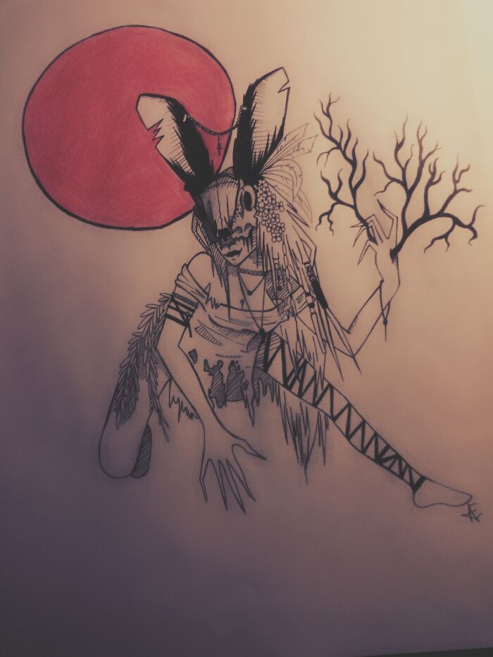 Hey Pandas, Draw Something Scary And Post It Here (Closed) Hey Pandas, Draw Something Scary And Post It Here (Closed)