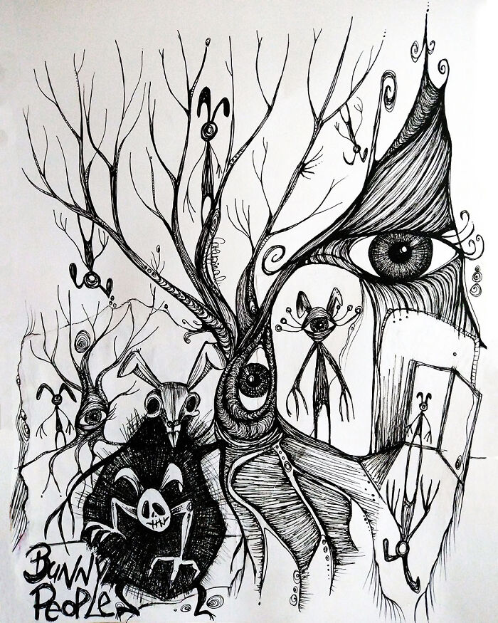 Hey Pandas, Draw Something Scary And Post It Here (Closed) Hey Pandas, Draw Something Scary And Post It Here (Closed)