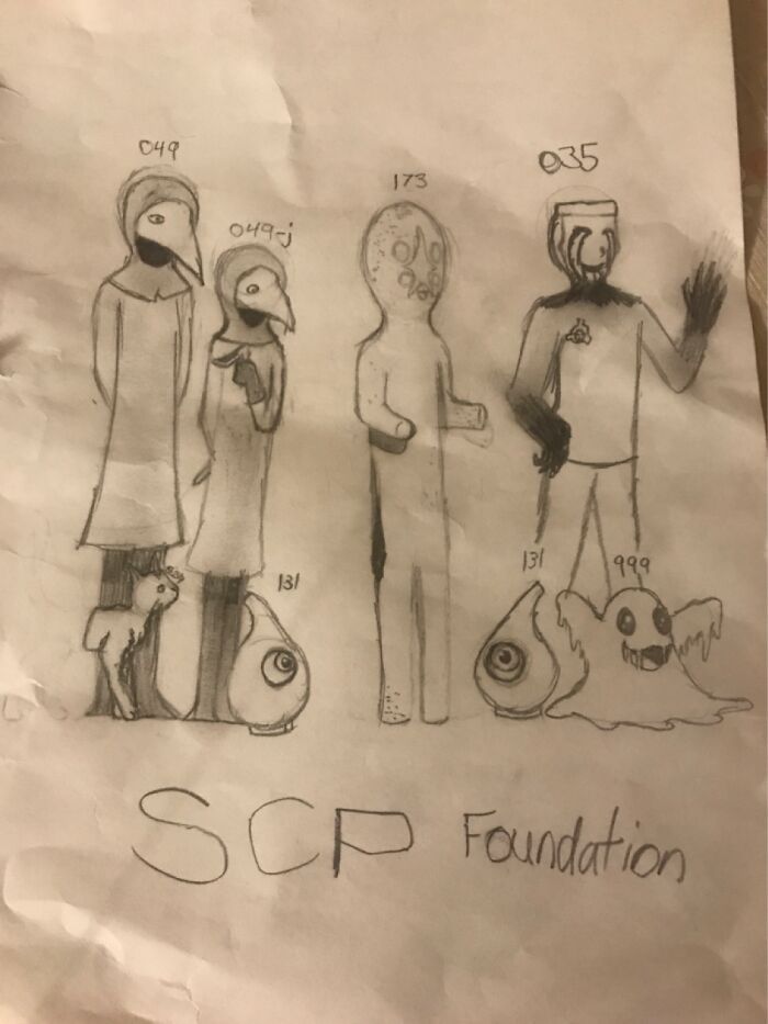 Hey Pandas, Draw Something Scary And Post It Here (Closed) Hey Pandas, Draw Something Scary And Post It Here (Closed)