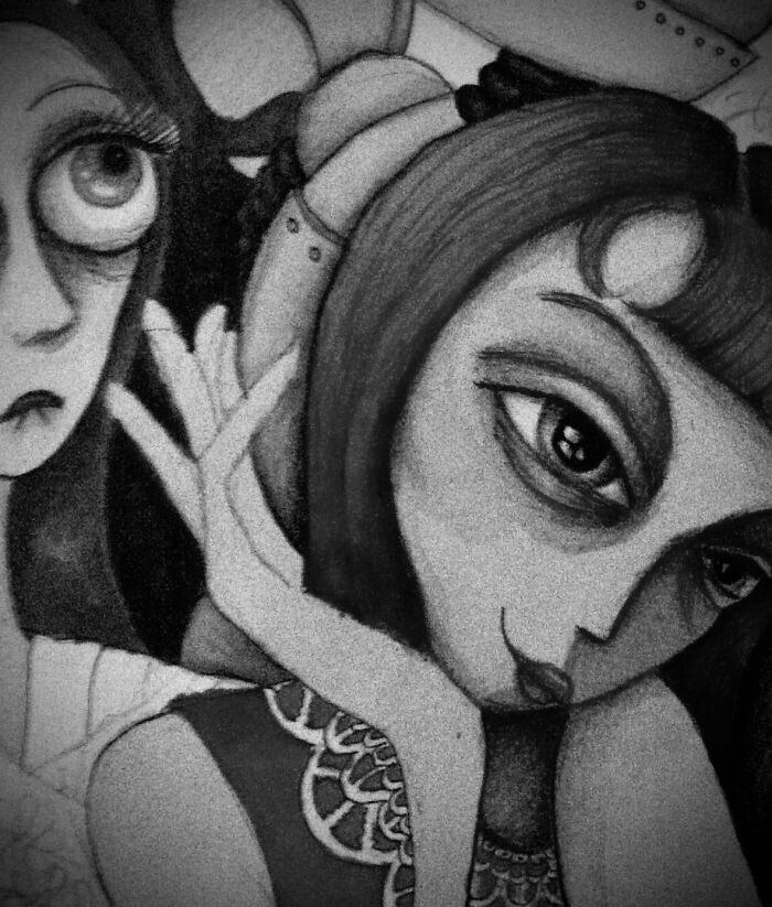 Hey Pandas, Draw Something Scary And Post It Here (Closed) Hey Pandas, Draw Something Scary And Post It Here (Closed)