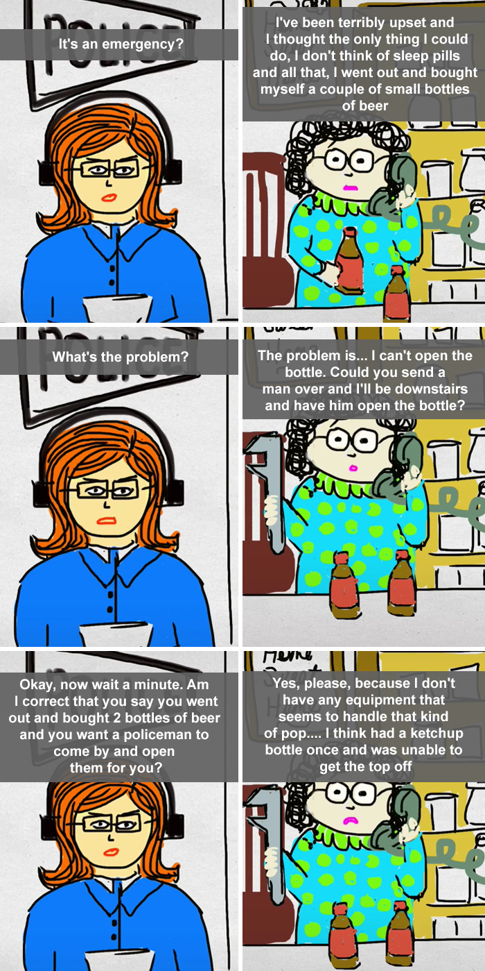 Person ‘Collects’ Absurd 911 Phone Calls, Starts Animating The Best Ones Person ‘Collects’ Absurd 911 Phone Calls, Starts Animating The Best Ones