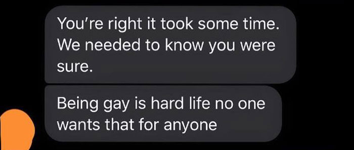 Queer Person Shares Family Texts Over A Period Of 12 Years To Show How People Change