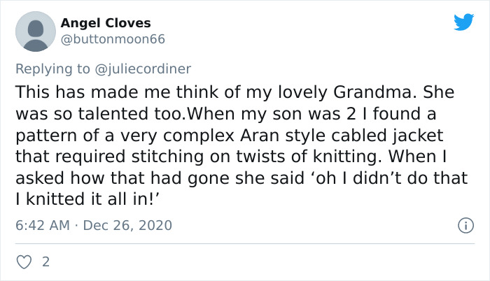 Grandma Surprises Granddaughter By Knitting Her A Christmas Sweater Based On Her Drawing Grandma Surprises Granddaughter By Knitting Her A Christmas Sweater Based On Her Drawing