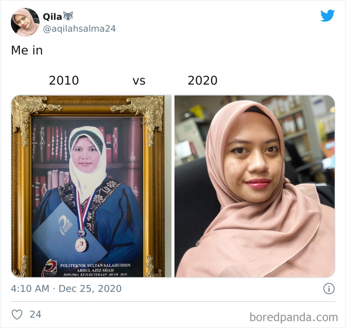 People Share Their Pics For The ‘2010 Vs. 2020’ Challenge, Show What Time Can Do To A Person People Share Their Pics For The ‘2010 Vs. 2020’ Challenge, Show What Time Can Do To A Person