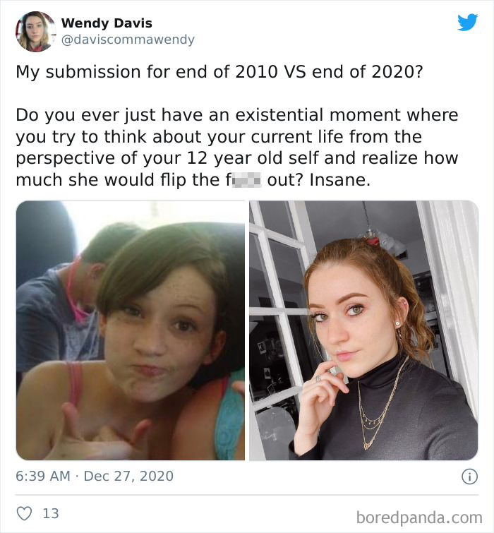 People Share Their Pics For The ‘2010 Vs. 2020’ Challenge, Show What Time Can Do To A Person People Share Their Pics For The ‘2010 Vs. 2020’ Challenge, Show What Time Can Do To A Person