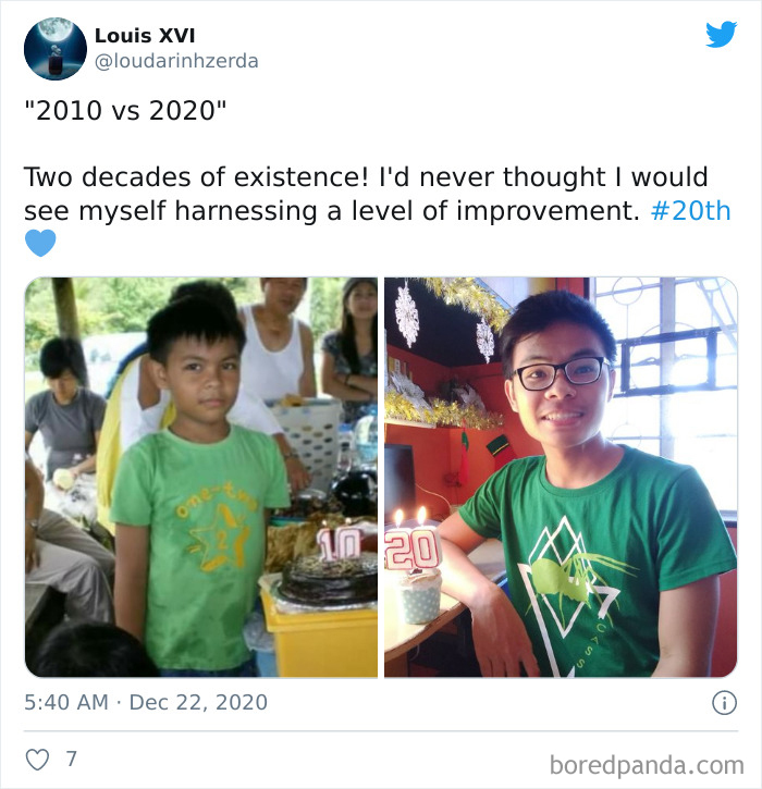 People Share Their Pics For The ‘2010 Vs. 2020’ Challenge, Show What Time Can Do To A Person People Share Their Pics For The ‘2010 Vs. 2020’ Challenge, Show What Time Can Do To A Person