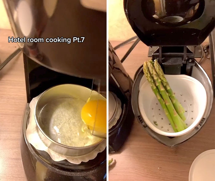 Quarantined Chef Is Gaining Millions Of Views On TikTok For Showing How To Cook Gourmet Meals Using Basic Hotel Room Appliances Quarantined Chef Is Gaining Millions Of Views On TikTok For Showing How To Cook Gourmet Meals Using Basic Hotel Room Appliances