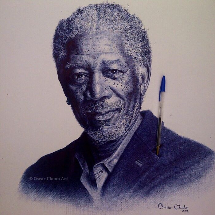 38 Incredible Ballpoint Pen Portraits By Oscar Ukonu Look Like Photos 38 Incredible Ballpoint Pen Portraits By Oscar Ukonu Look Like Photos
