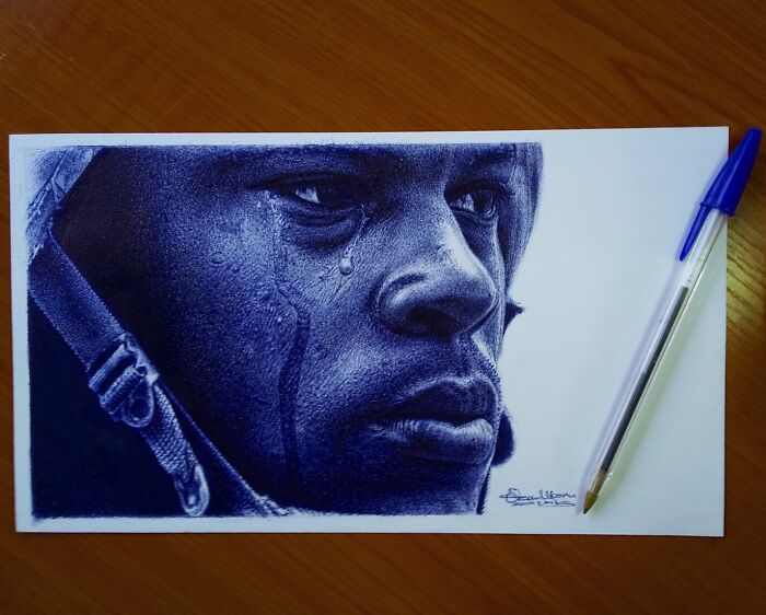 38 Incredible Ballpoint Pen Portraits By Oscar Ukonu Look Like Photos 38 Incredible Ballpoint Pen Portraits By Oscar Ukonu Look Like Photos