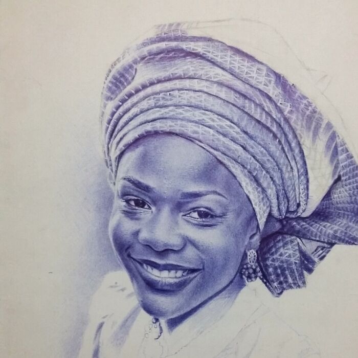 38 Incredible Ballpoint Pen Portraits By Oscar Ukonu Look Like Photos 38 Incredible Ballpoint Pen Portraits By Oscar Ukonu Look Like Photos