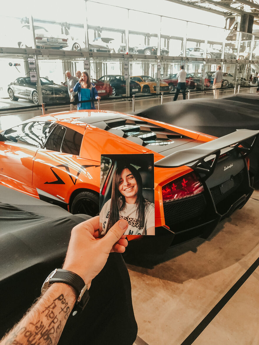 My Girlfriend Couldn’t Join Me On A Trip To Europe Last Year, So I Printed A Few Of Her Photos And Took Selfies Everywhere (32 Pics) My Girlfriend Couldn’t Join Me On A Trip To Europe Last Year, So I Printed A Few Of Her Photos And Took Selfies Everywhere (32 Pics)