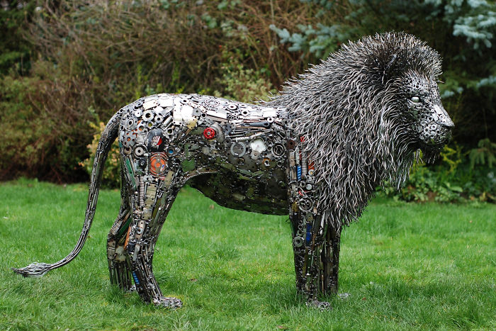 Self-Taught American Artist Turns Reclaimed Materials Into Breathtaking Sculptures (30 Pics)