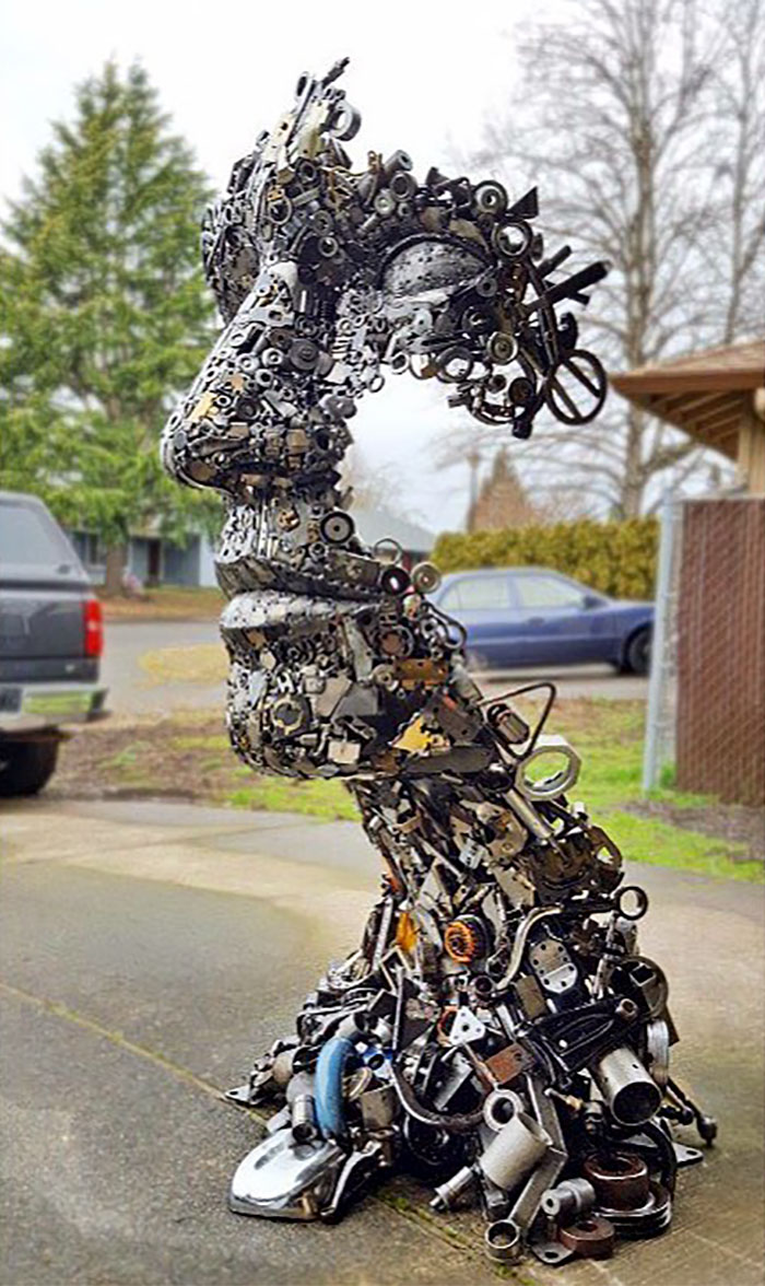 Self-Taught American Artist Turns Reclaimed Materials Into Breathtaking Sculptures (30 Pics)